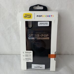 OtterBOX OTTER + POP Defender Series Phone Case for iPhone Xs Max Black On Black